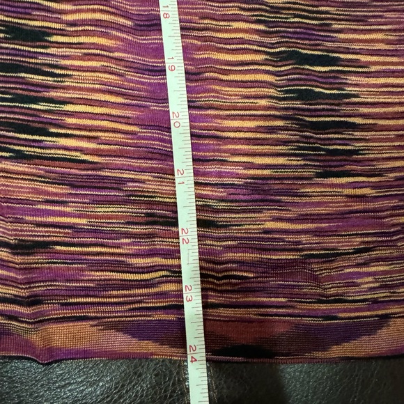 Kate Hill very slick Purple and Pink Drape Neck Blouse quarter sleeve size M - Picture 11 of 11